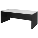YS DESIGN OXLEY DESK 1500 X 750 X 730MM WHITEIRONSTONE