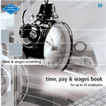 ZIONS TIME PAY AND WAGES BOOK 6  26 EMPLOYEES