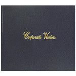ZIONS CVB CORPORATE VISITORS BOOK 275 X 315MM 100 LEAF