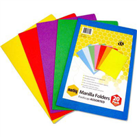 Coloured Manilla Folders